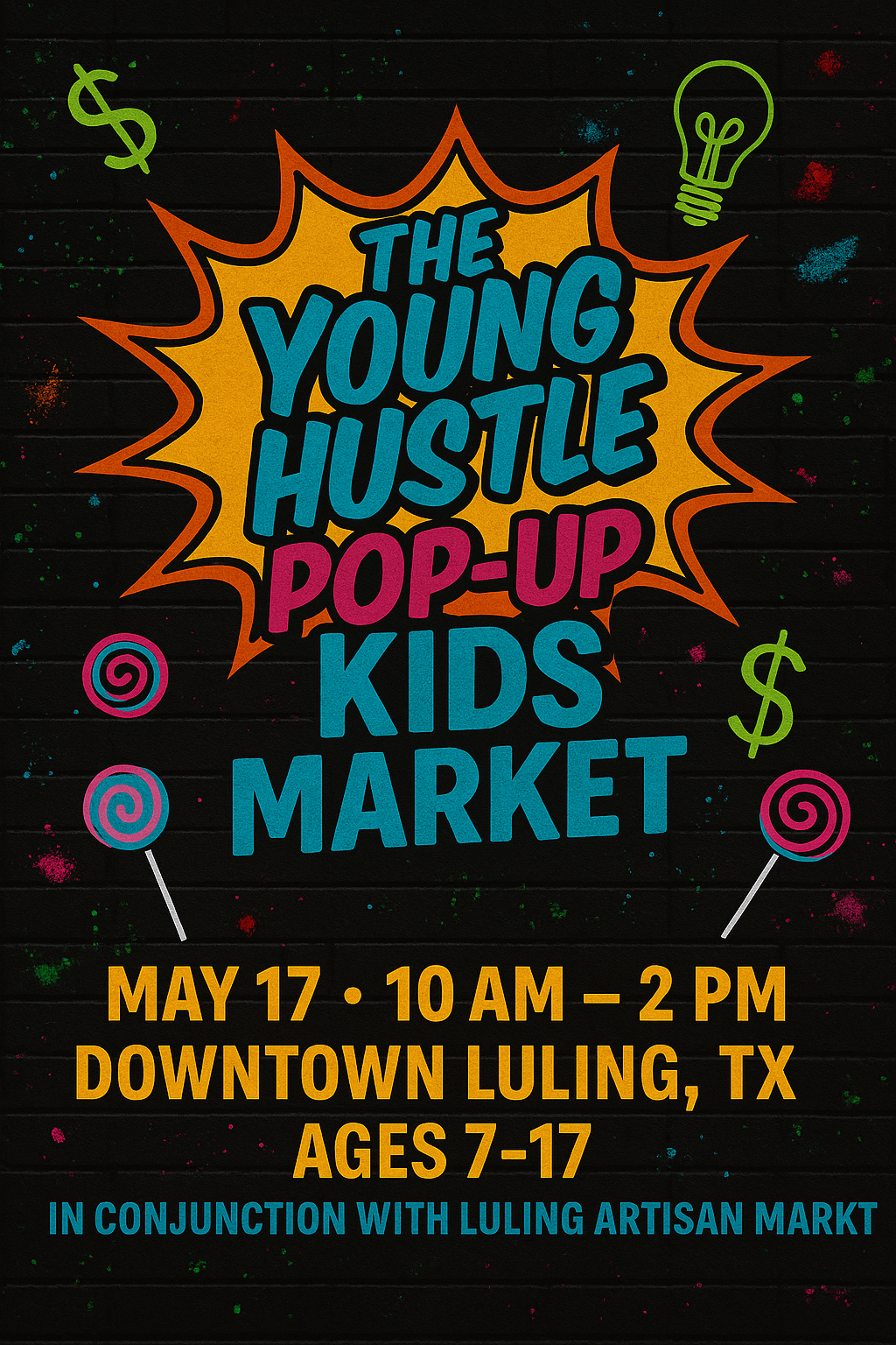 Pop-up Market Poster